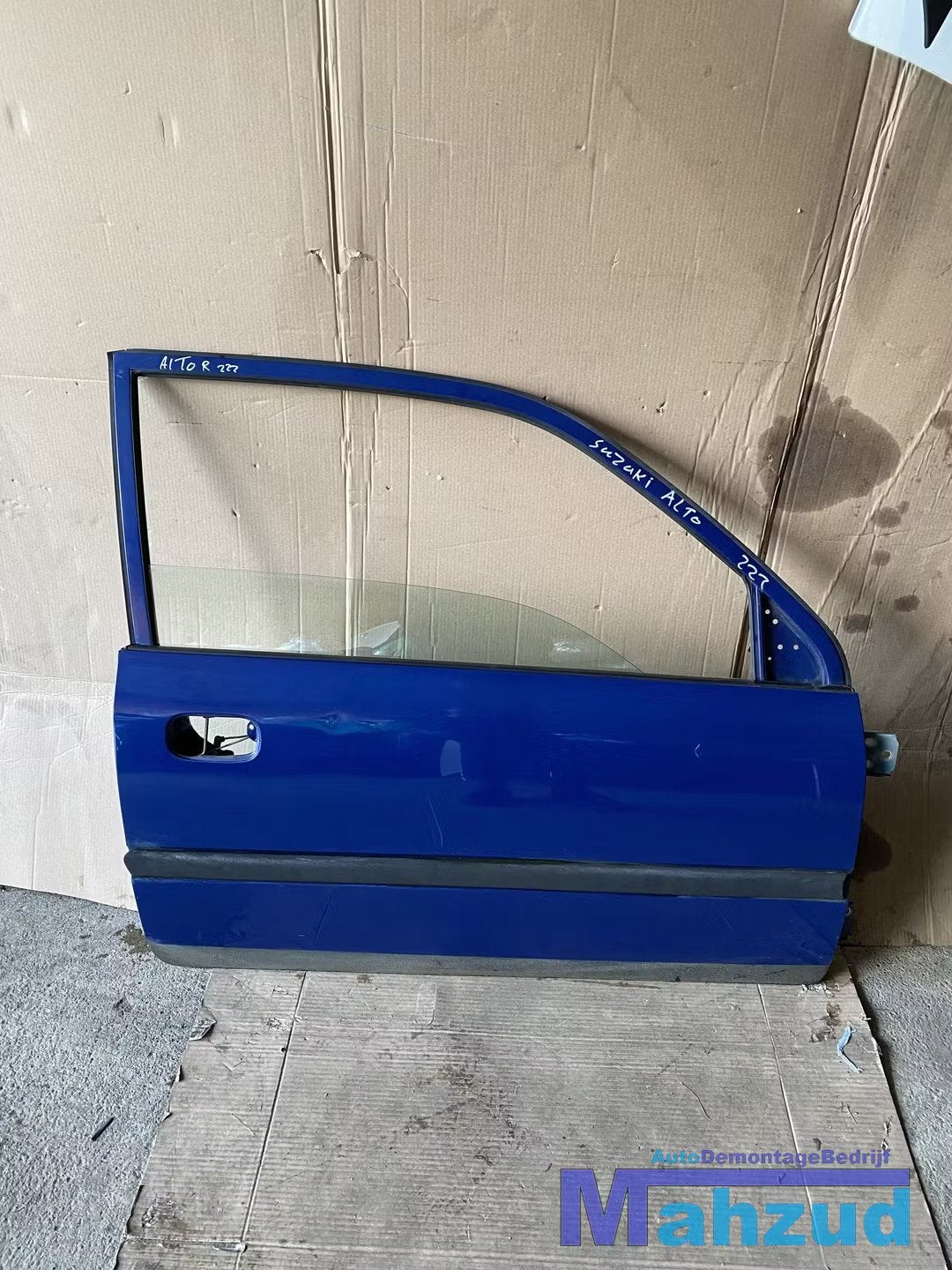 SUZUKI ALTO blauw Rechts rechter deur portier slot raam, Info@fabrikant.eu, Fabrikant BV, Fabrikantstraat 1
1000 AA  Amsterdam, NL