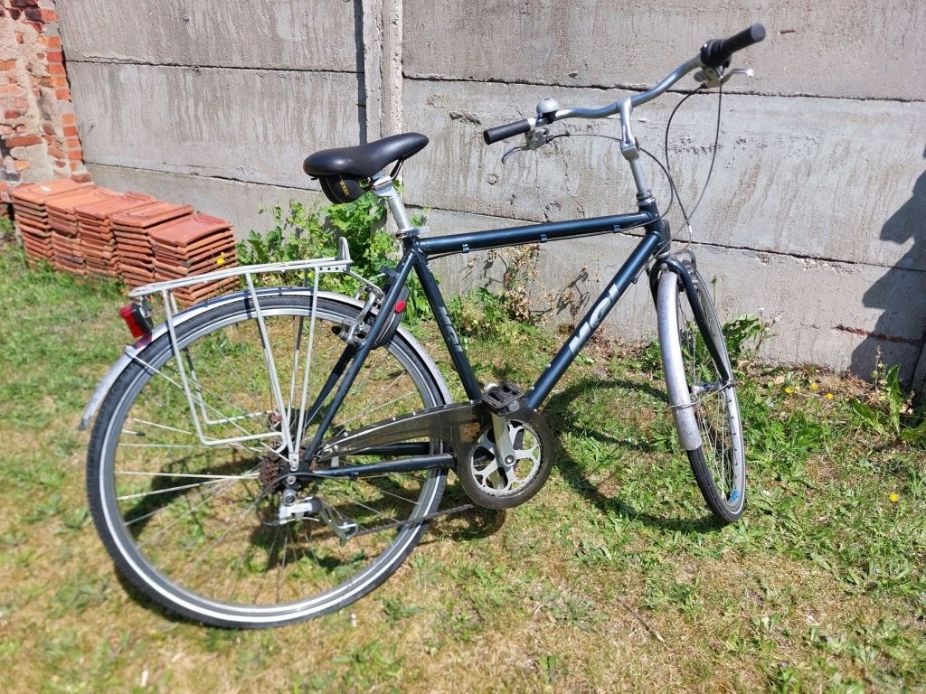 herenfiets maat 53 volledig in orde, Gebruikt, Velgrem, Versnellingen, 49 tot 53 cm