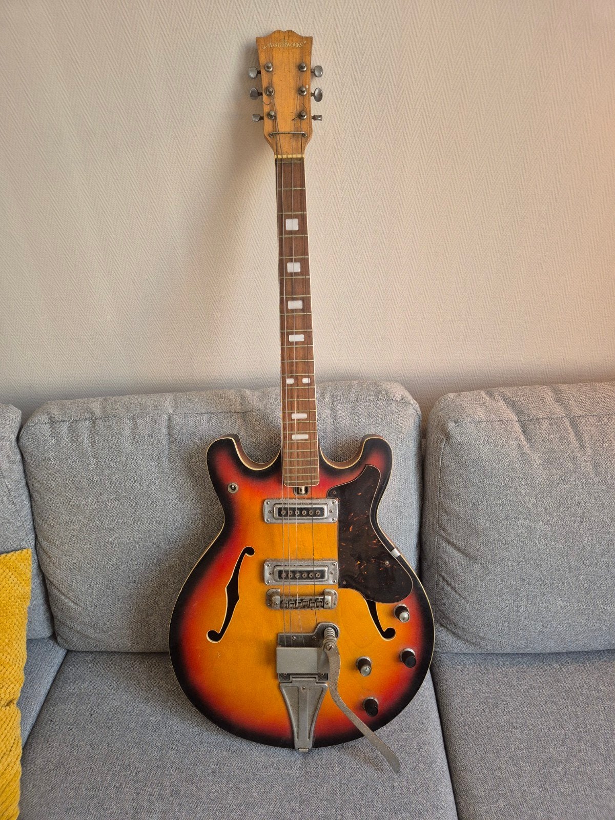 Guitare électrique Welson 1960s, Musique & Instruments, Enlèvement, Utilisé, Hollow body, Autres marques