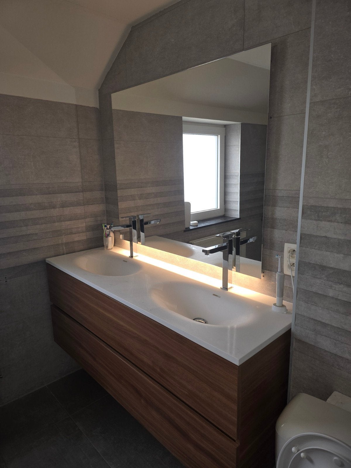 Miroir avec LED 120 cm - 80 cm, Enlèvement, Neuf