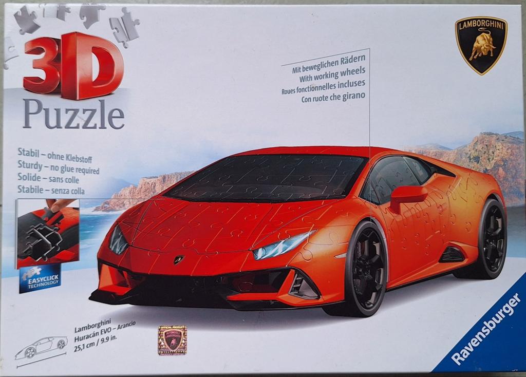 3D puzzel - Lamborghini Huracán EVO - Arancio, Ophalen