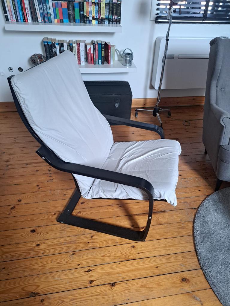 Poang zetel IKEA, Huis en Inrichting, Fauteuils, Ophalen, Gebruikt