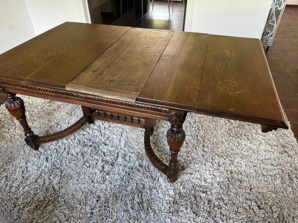table à manger extensible en chêne antique, Enlèvement