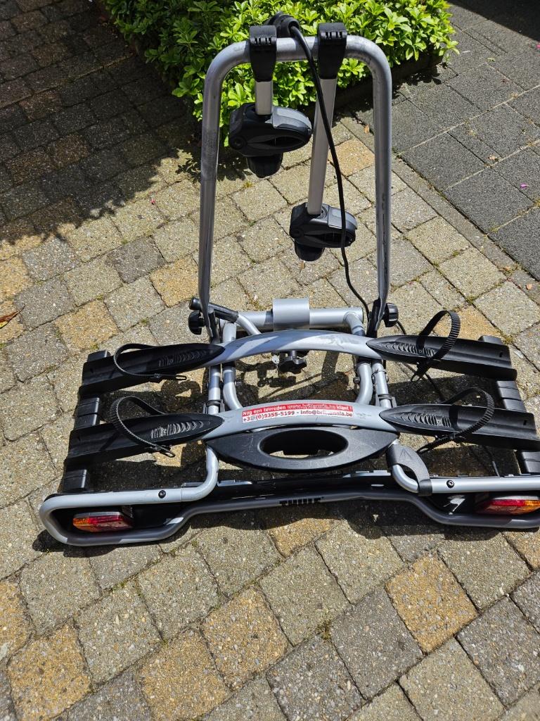Thule fietsdrager EUROWAY, Auto diversen, Fietsendragers, Ophalen, Gebruikt, 2 fietsen, Trekhaakdrager