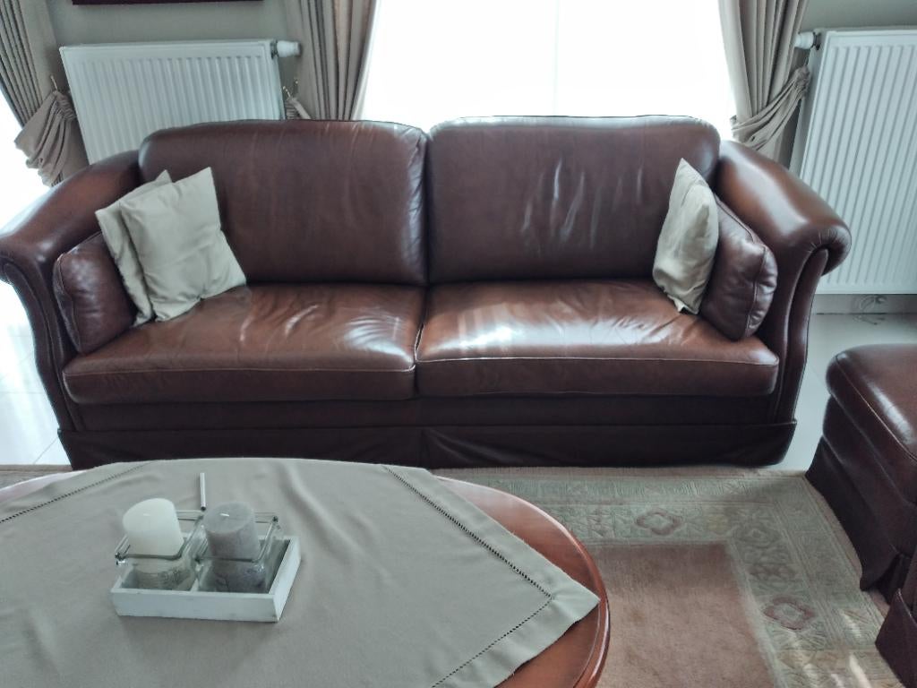 Lederen salon, Ophalen, Gebruikt, Leer