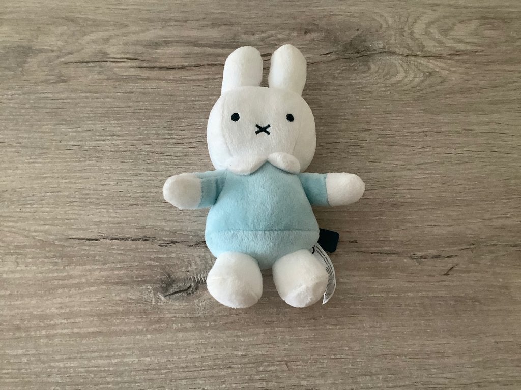 Personnage en peluche Miffy (20 cm) (Hochet), Bleu, Enlèvement ou Envoi, Lapin, Nijntje