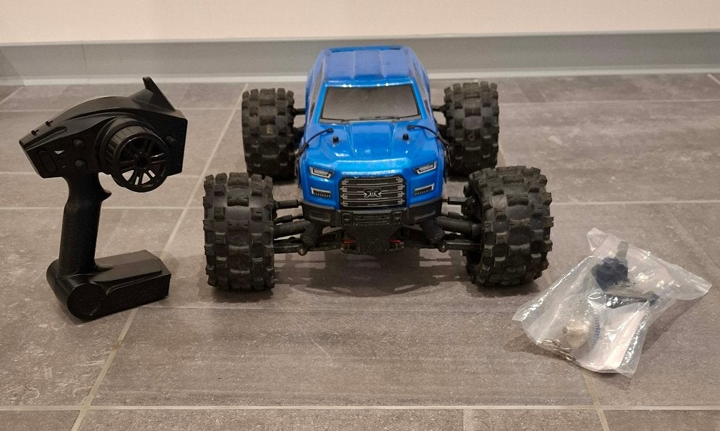 Arrma big rock 3s met upgrades, Hobby & Loisirs créatifs, Enlèvement, Comme neuf, Échelle 1:10, Électro