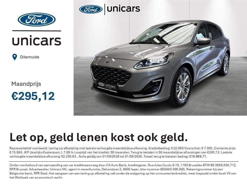 Ford Kuga 2.5i PHEV Aut. 165kW Vignale, Auto's, Ford, Gebruikt, Automatische klimaatregeling, 4 cilinders, 5 zetels
