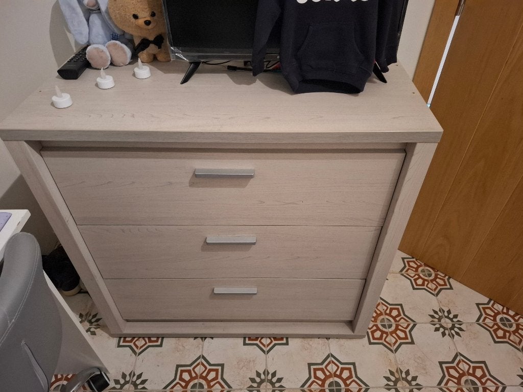 Commode, Huis en Inrichting, Kasten | Ladekasten, Ophalen, Gebruikt, 50 tot 100 cm, 3 of 4 laden