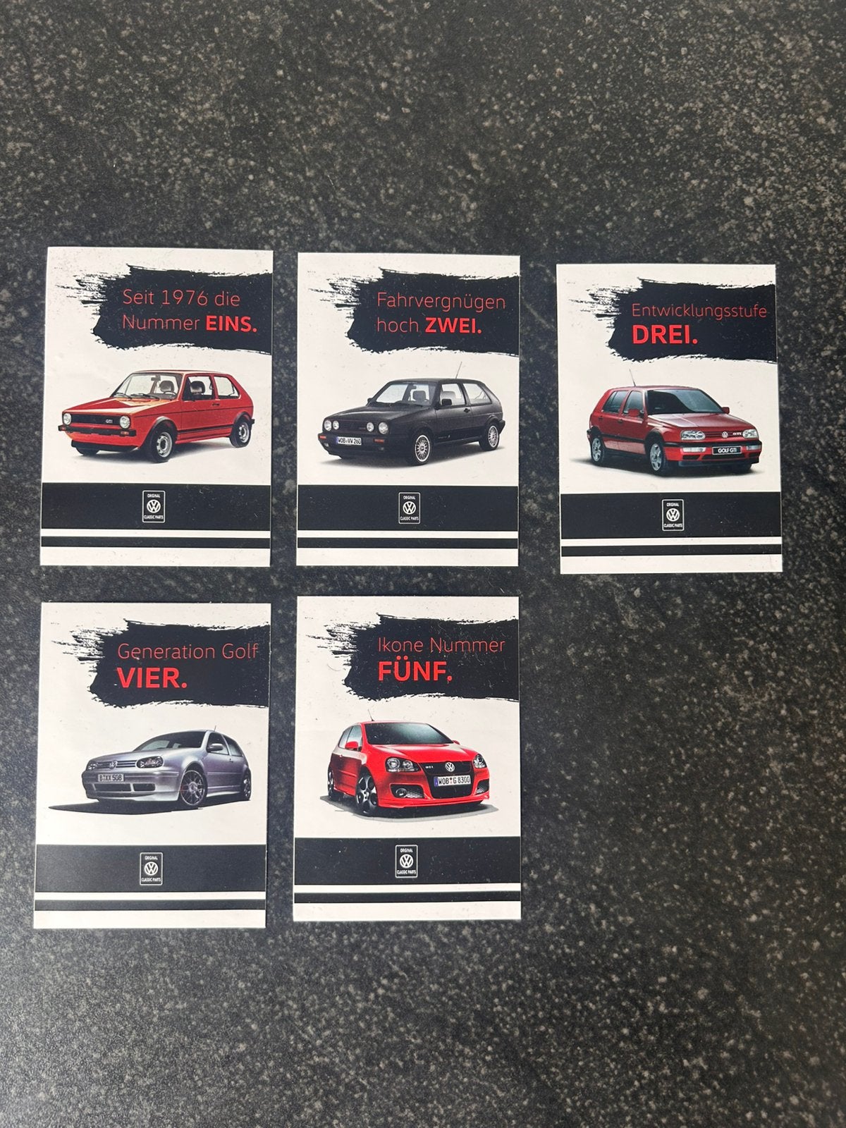 Volkswagen stickers en postkaart, Verzamelen, Ophalen