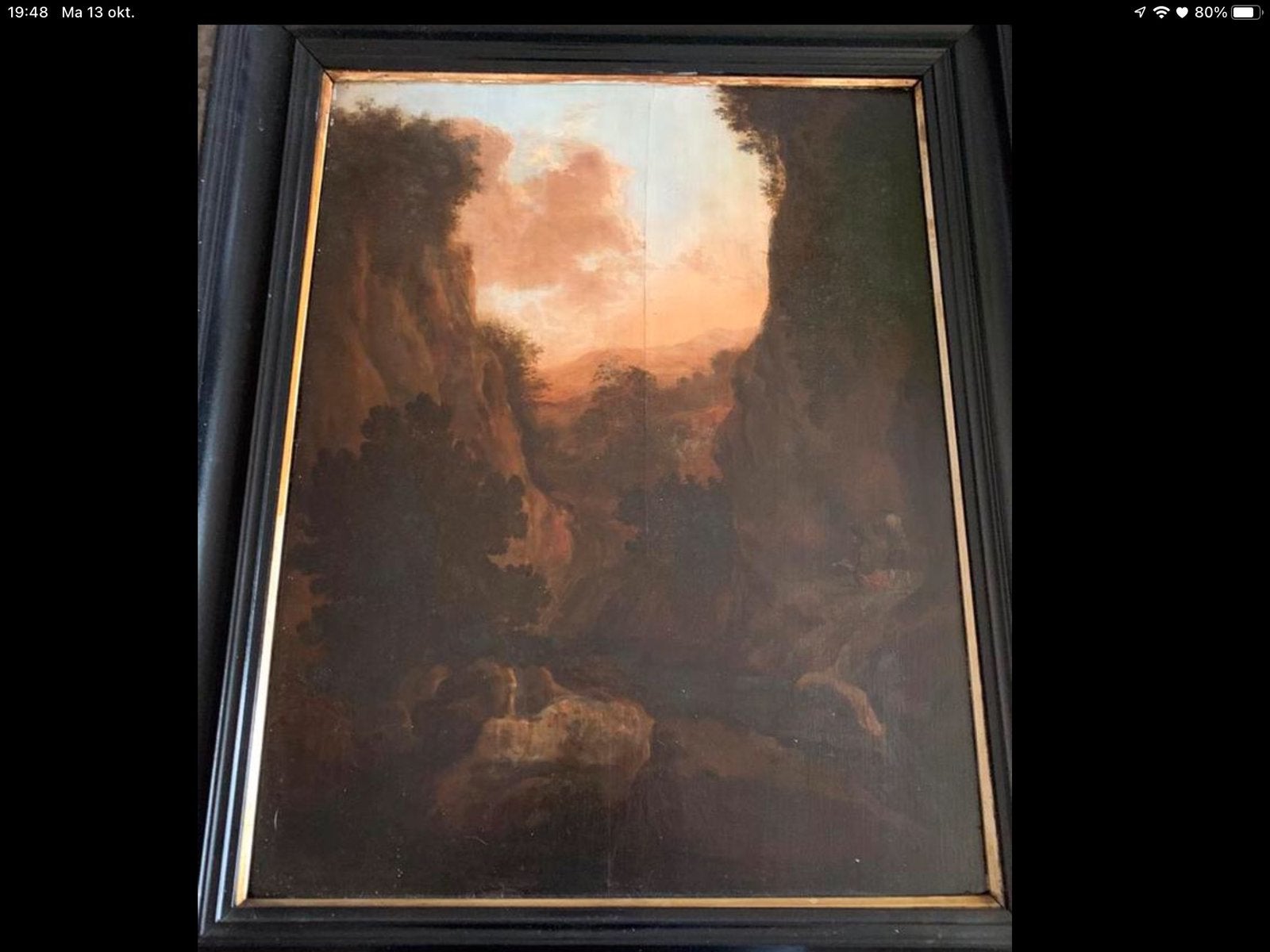 Schilderij joris van der  haagen, Antiek en Kunst, Ophalen