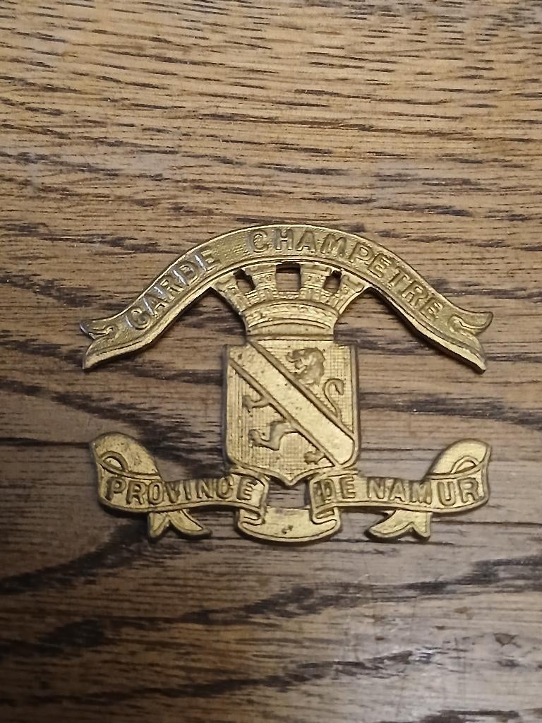Insigne garde champêtre province de Namur, Envoi, Autres, Emblème ou Badge