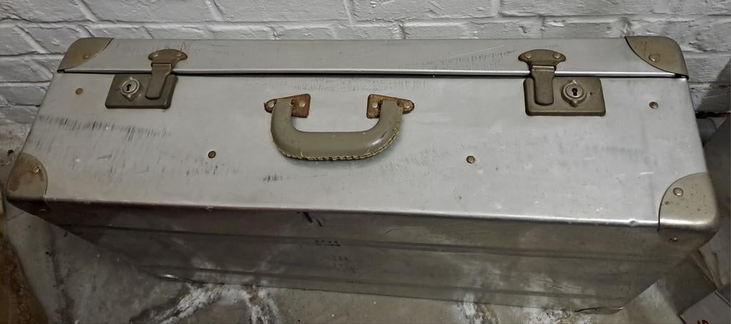 Vintage aluminium koffer