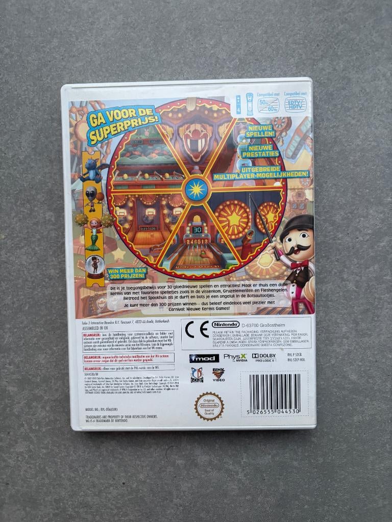 Nintendo wii game: Nieuwe Carnival Kermis Games, Games en Spelcomputers, Ophalen of Verzenden, Gebruikt