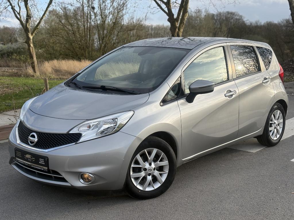 Nissan Note 1.2i Essence - 99.000 KM - Jante - Airco - Garan, Autos, Nissan, Argent ou Gris, Achat, Euro 6, Entreprise