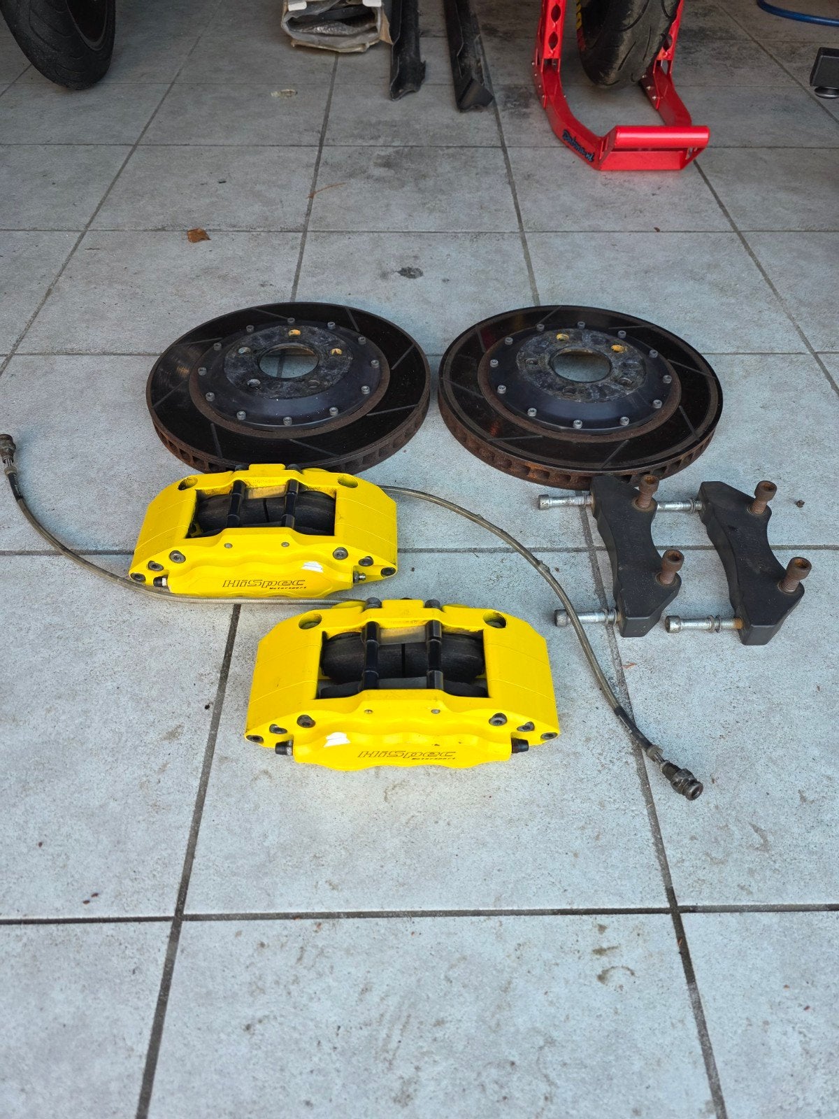 Hispec monster 6 big brakes nissan s en r chassis, Autos : Pièces & Accessoires, Freins & Transmission, Nissan, Enlèvement ou Envoi