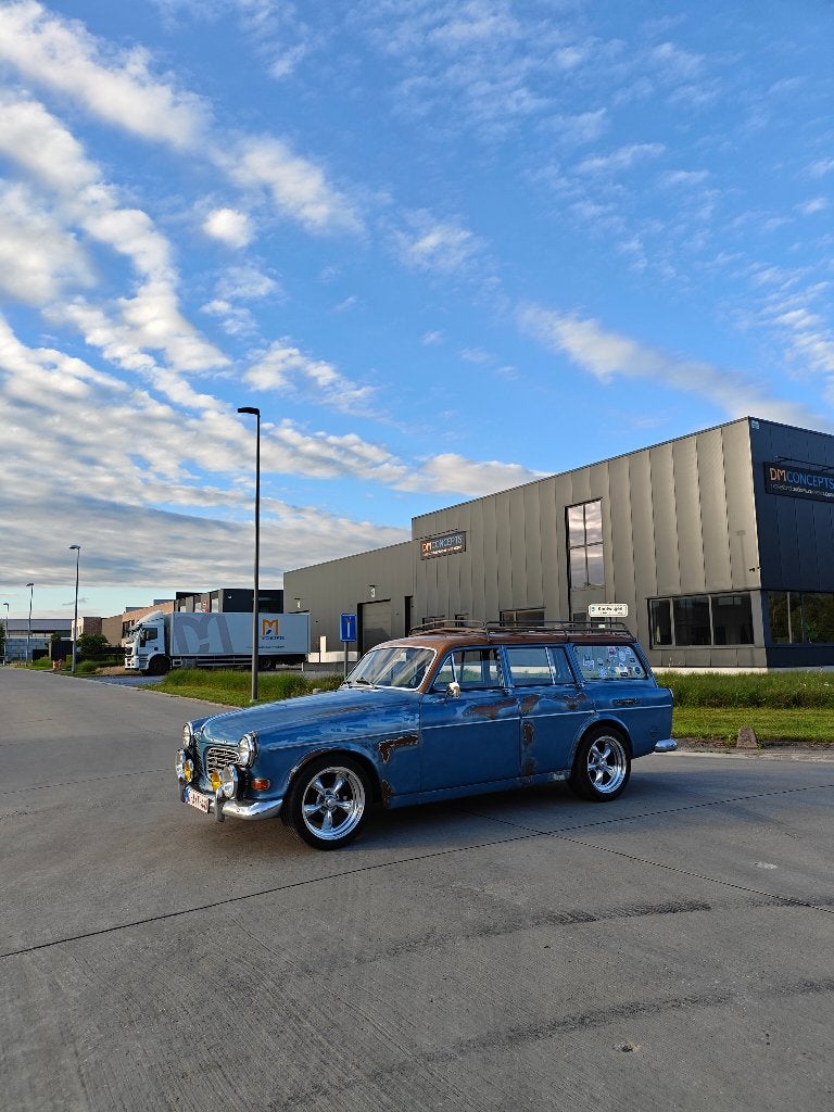 Volvo Amazon Combi B20, Auto's, Volvo, Achterwielaandrijving, 4 cilinders, Blauw, 5 deurs