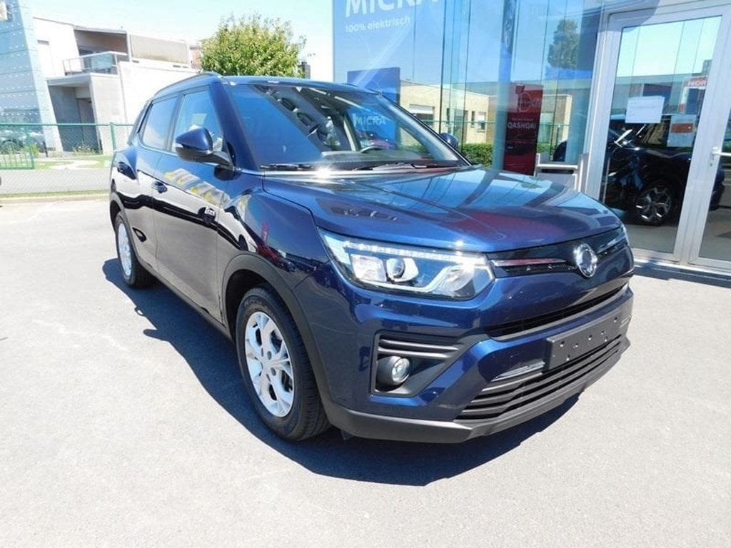 SsangYong Tivoli 1.5 T-GDI 2WD AUTOMAAT  36000 KM, Auto's, SsangYong, Automaat, Zwart, Blauw, 120 kW
