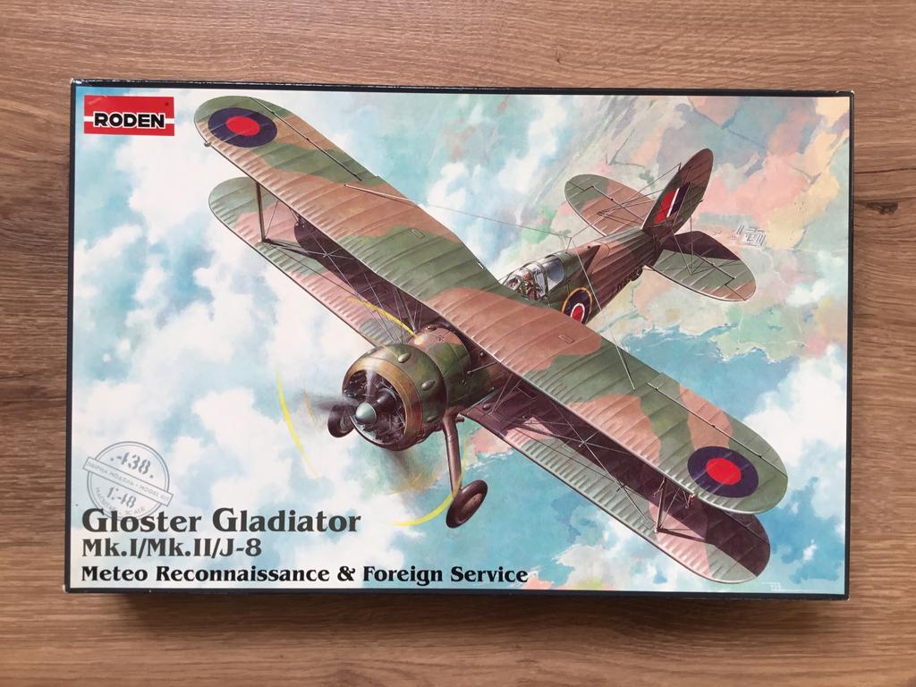 Roden 438 Gloster Gladiator avec version belge 1/48ème., Overige merken, Ophalen of Verzenden, Zo goed als nieuw, Groter dan 1:72