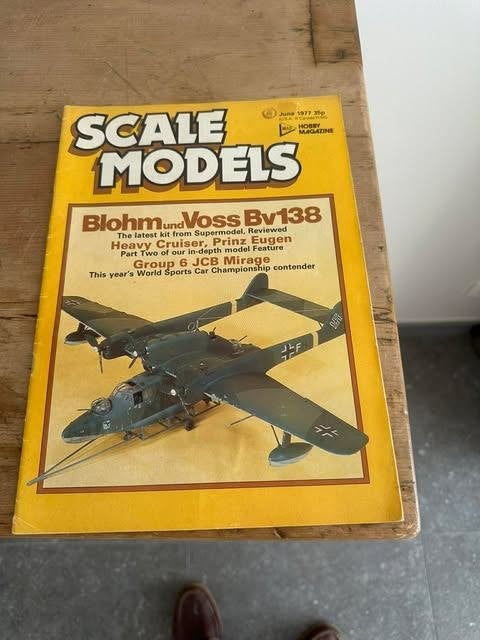 scale models hobby magazine june 1977, Ophalen of Verzenden, 1960 tot 1980, Tijdschrift