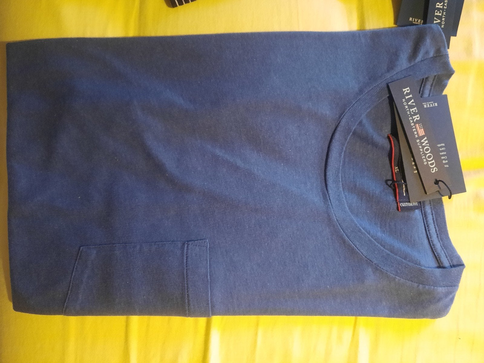 Tshirt riverwoods xl nieuw, Blauw, Ophalen of Verzenden, River woods, Maat 56/58 (XL)