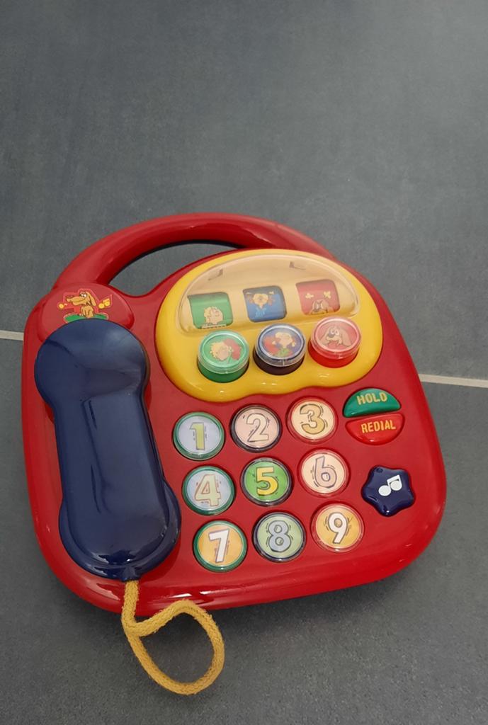 Speelgoedtelefoon, Ophalen, Gebruikt