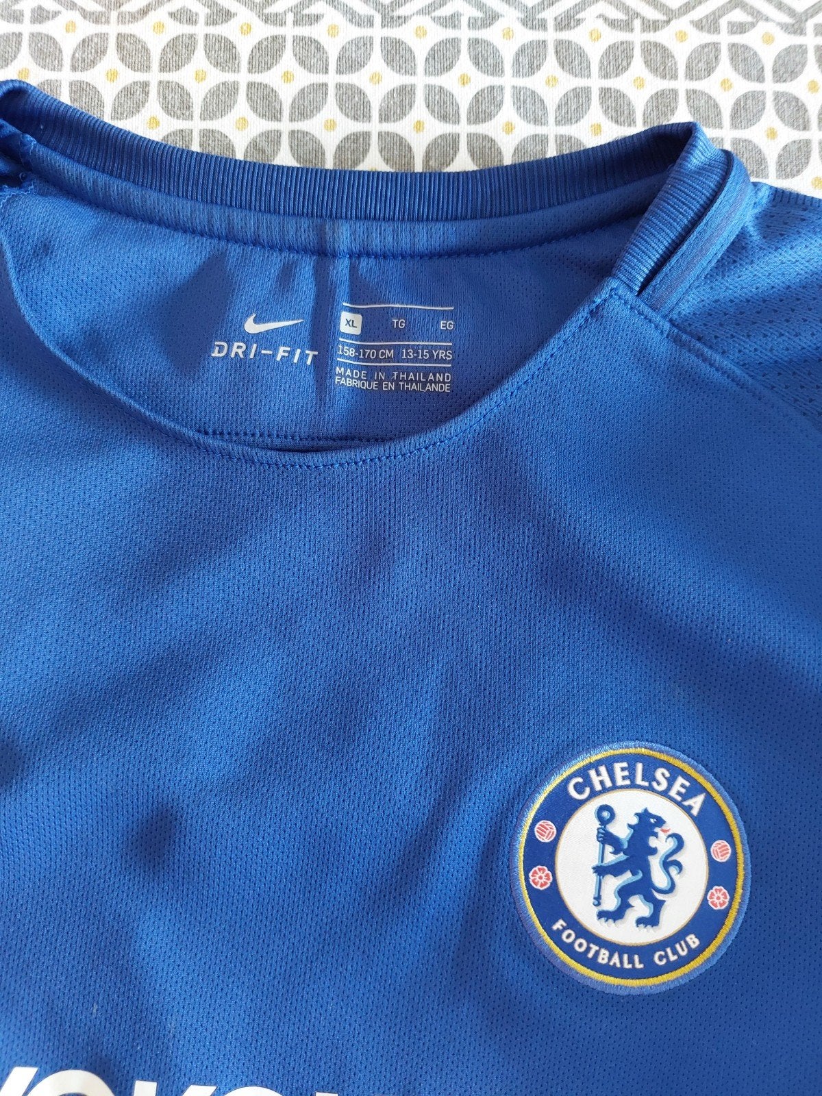 Maillot de foot., Enlèvement