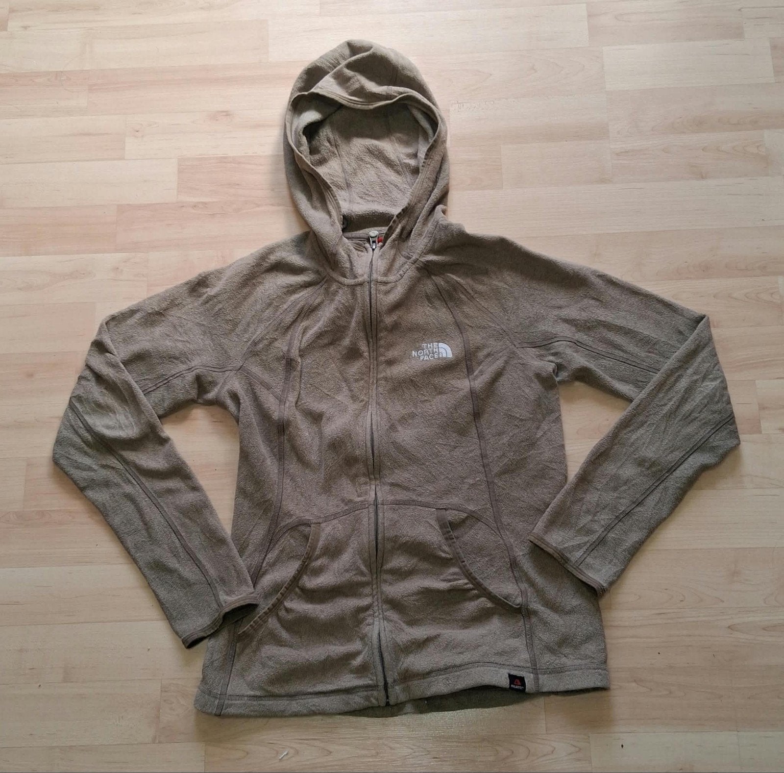 The North Face Glacier Fleece Hoodie Dames – Maat XS – ZGAN, Enlèvement ou Envoi, Brun