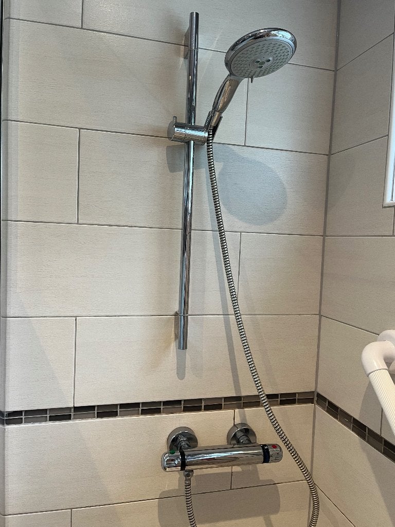 Mitigeur et douche complète, Bricolage & Construction, Enlèvement, Comme neuf, Chrome, Douche