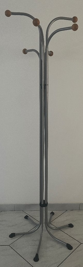 Porte-manteau moderne sur pieds, Huis en Inrichting, Woonaccessoires | Kapstokken, Ophalen, Gebruikt, Metaal, Staande kapstok
