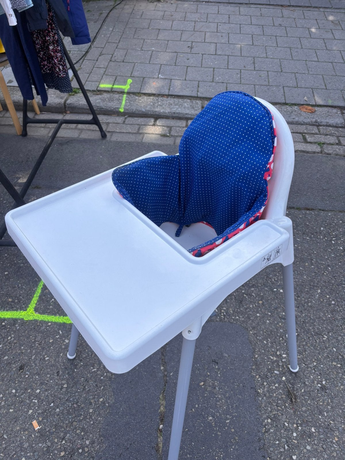 Ikea eetstoel, Kinderen en Baby's, Ophalen, Gebruikt, Afneembaar eetblad