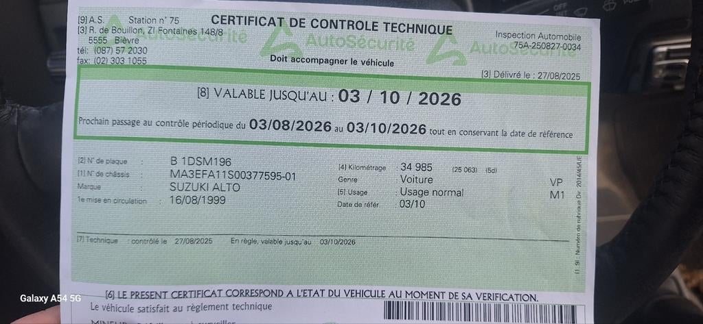 Auto 40 000km  CT OK, Enlèvement ou Envoi