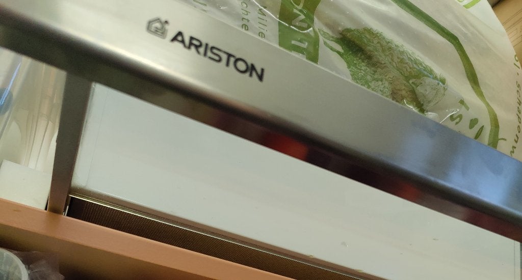 Dampkap Ariston enkel 60cm, Huis en Inrichting, Ophalen, Gebruikt, 50 tot 100 cm, Minder dan 100 cm