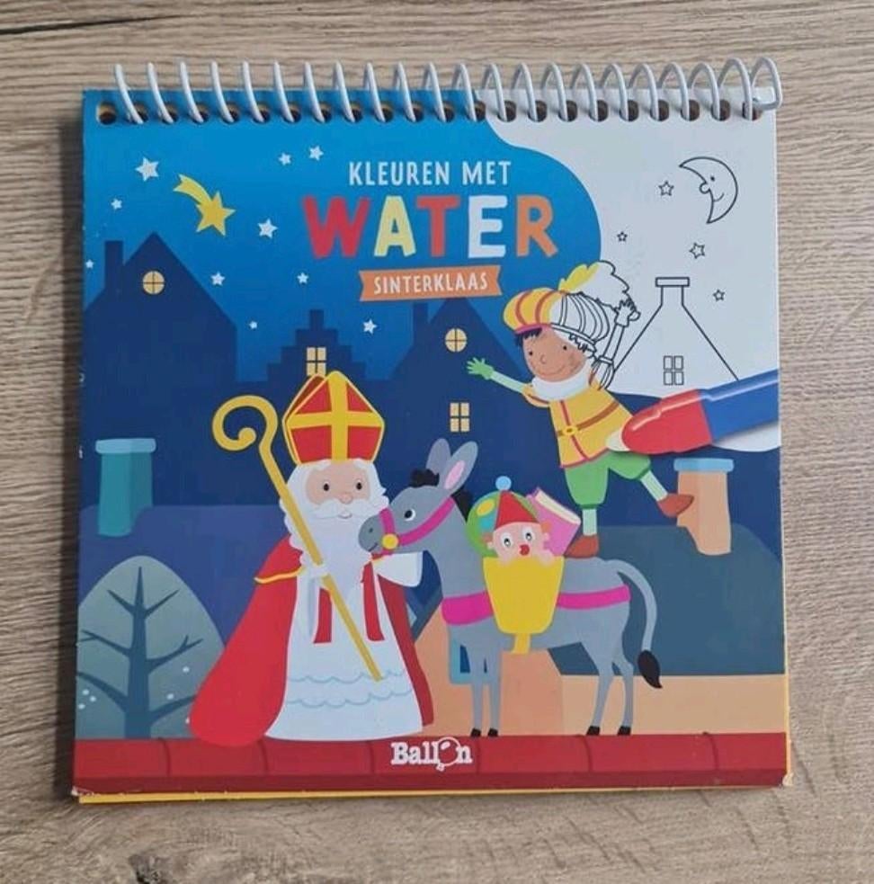 Knutselboek sinterklaas  : kleuren met water, Ophalen of Verzenden