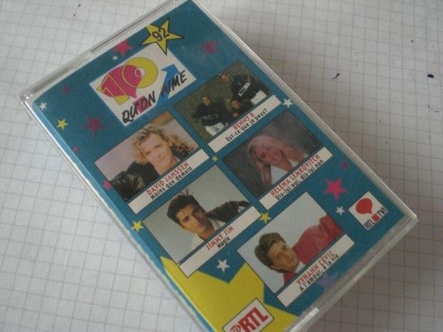 K7AUDIO:10 Qu'on aime 92, Cd's en Dvd's, Cassettebandjes, Gebruikt, Verzenden, Overige genres, 1 bandje