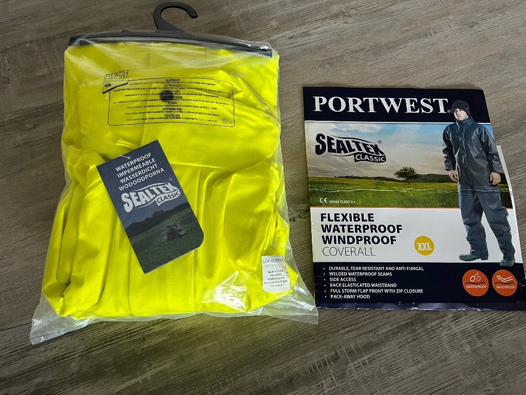Regen overall Portwest Yellow - maat XXL, Jardin & Terrasse, Neuf, Portwest, Ensemble, Enlèvement