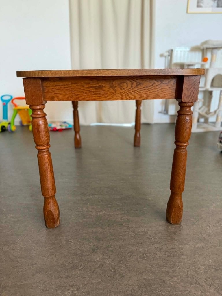 eettafel hout, Huis en Inrichting, Ophalen, Gebruikt, Hout eettafel, Overige vormen