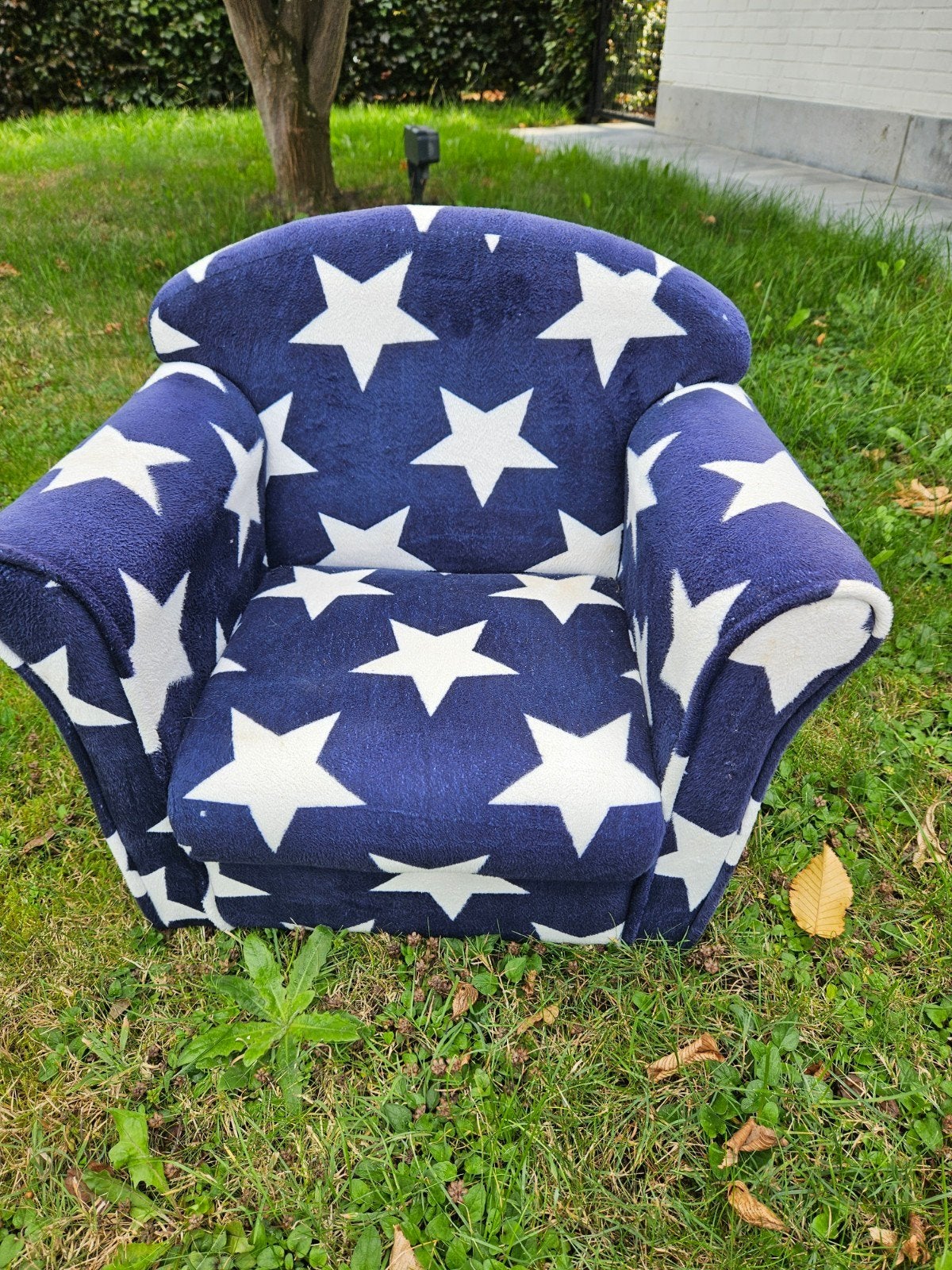 chaise pour enfant bleue et blanche, Enlèvement, Utilisé