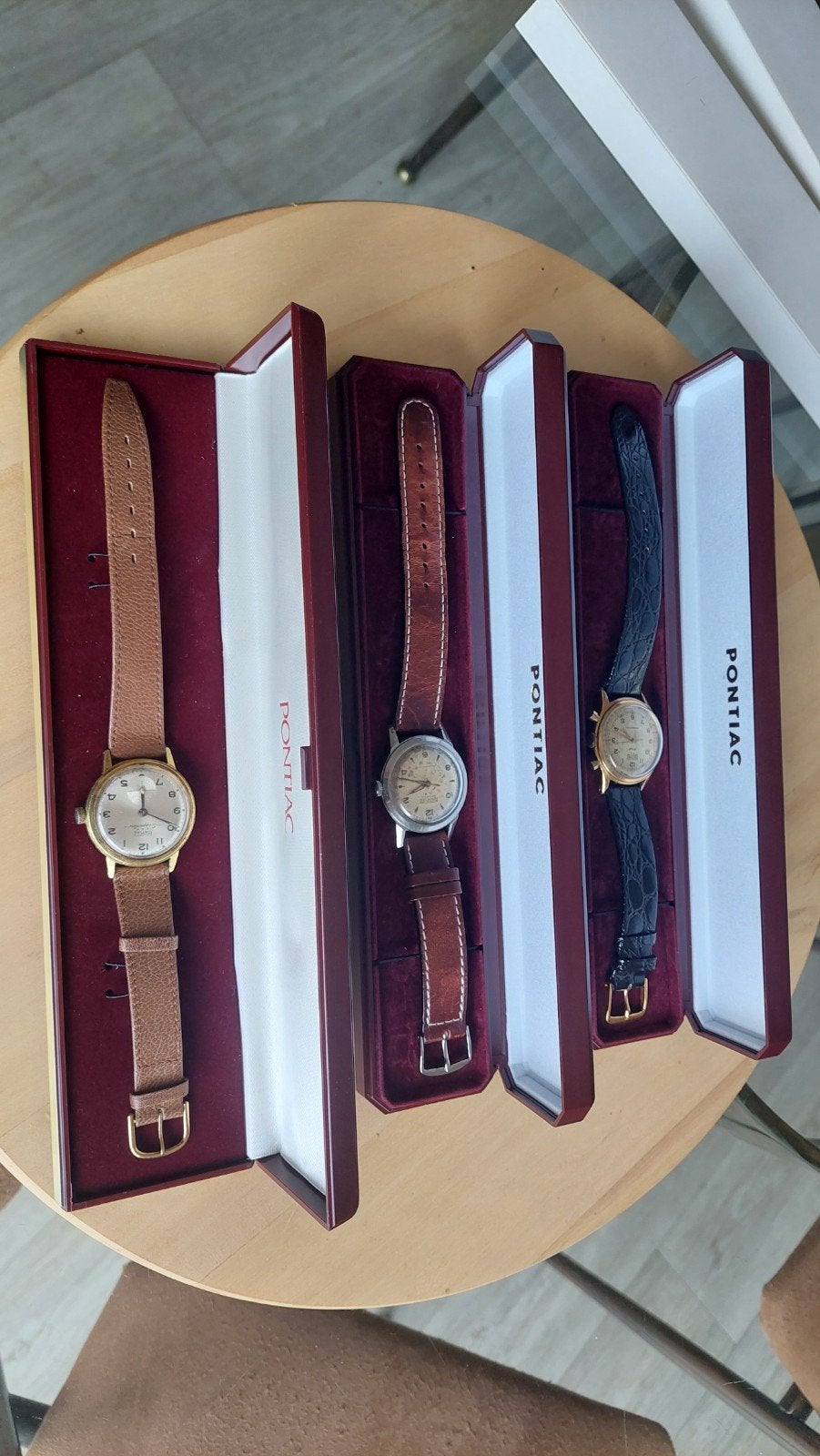 3 vintage Pontiac, Handtassen en Accessoires