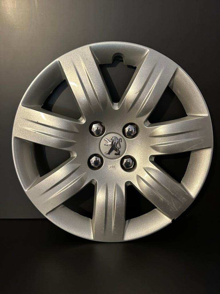 1 enjoliveur d’origine Peugeot partner 207,208,308,508, 16", Autos : Divers, Enjoliveurs, Utilisé, Enlèvement ou Envoi