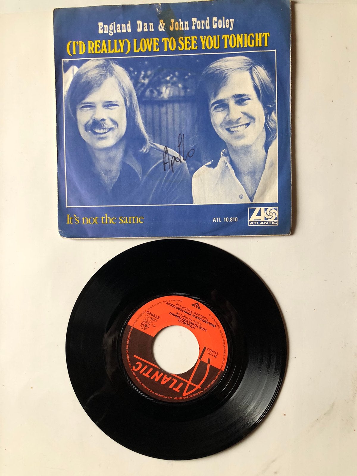 England Dan & J.F.Coley: love to see you tonight (1976), Verzenden, Zo goed als nieuw