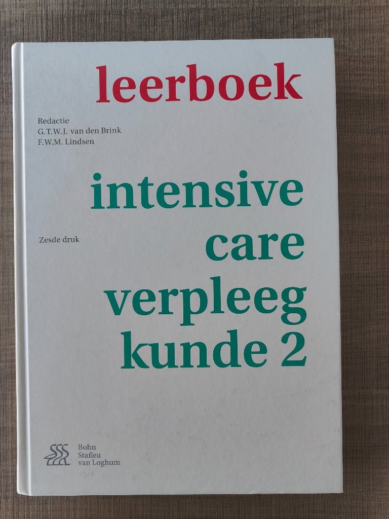Leerboek: intensive care verpleegkunde 2, Ophalen of Verzenden, Zo goed als nieuw, Hoger Onderwijs