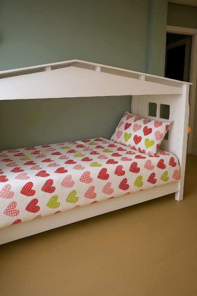 Lit cabane en bois massif - 300€, Sommier à lattes, Enlèvement, 180 cm ou plus, 85 à 100 cm