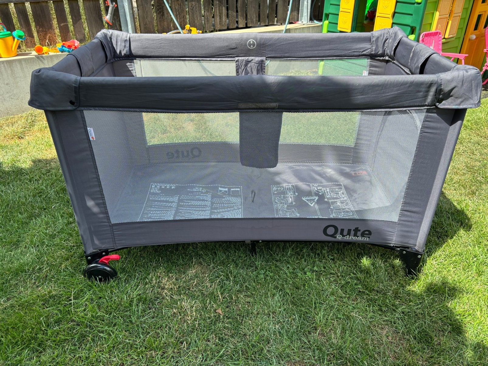 Qute Q-Dream Reisbed, Kinderen en Baby's, Babyparken, Ophalen, Zo goed als nieuw