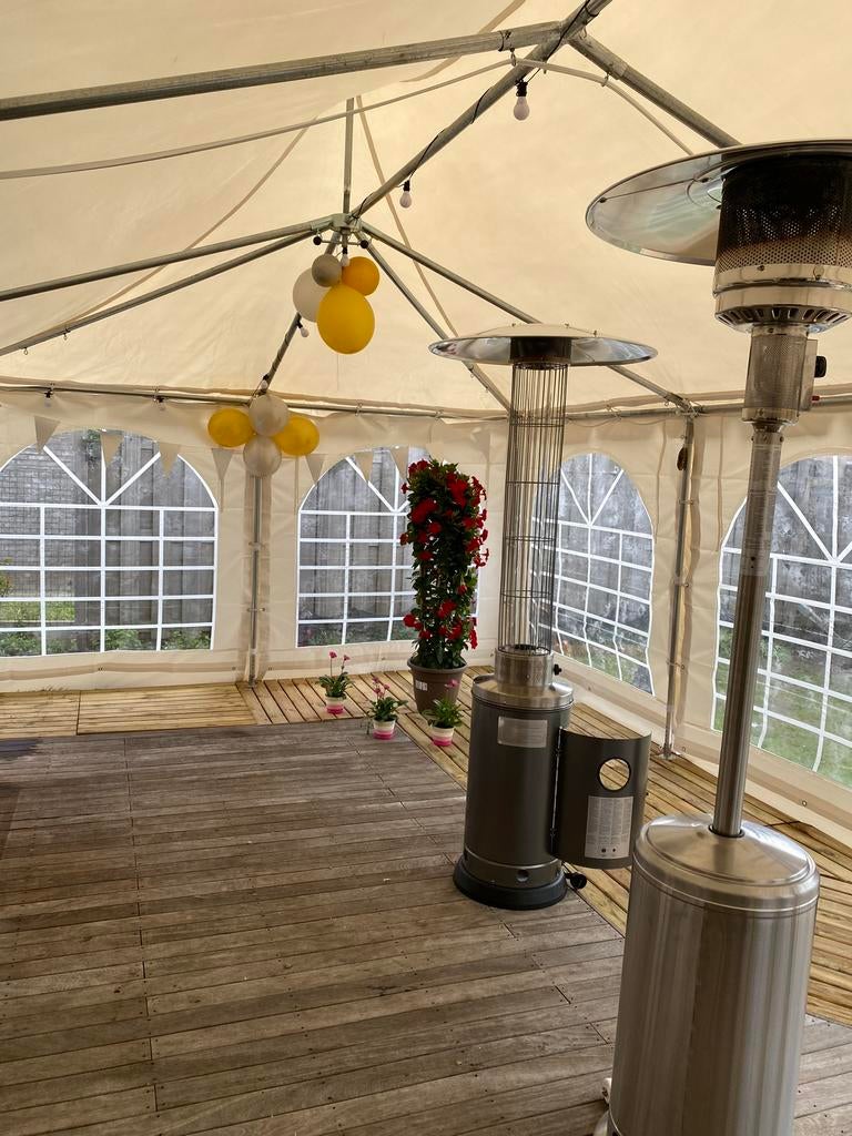 Pagode tent 4x8 te huur, Ophalen, Zo goed als nieuw, Pagodetent