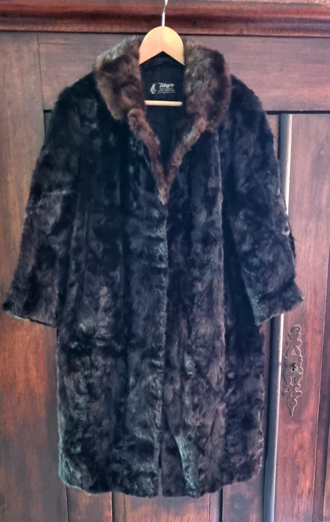 Pelsen mantel, Kleding | Dames, Jassen | Winter, Ophalen, Gedragen, Zwart