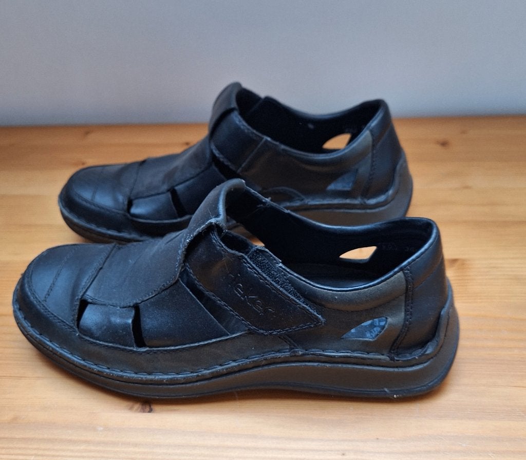 RIEKER Zomerschoenen-Maat 40, Ophalen of Verzenden, Zwart