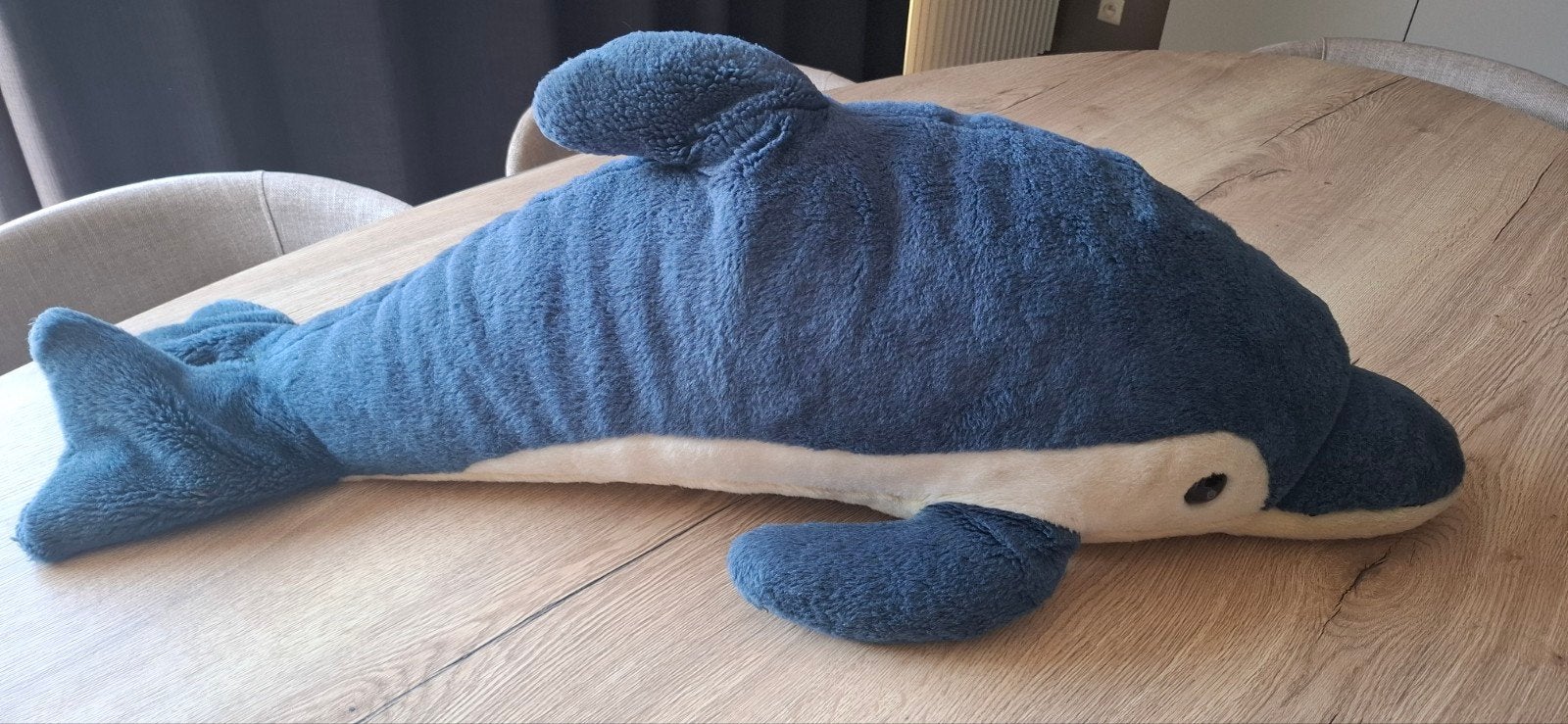 Pluche dauphin de 1 metre, Dieren en Toebehoren, Ophalen of Verzenden
