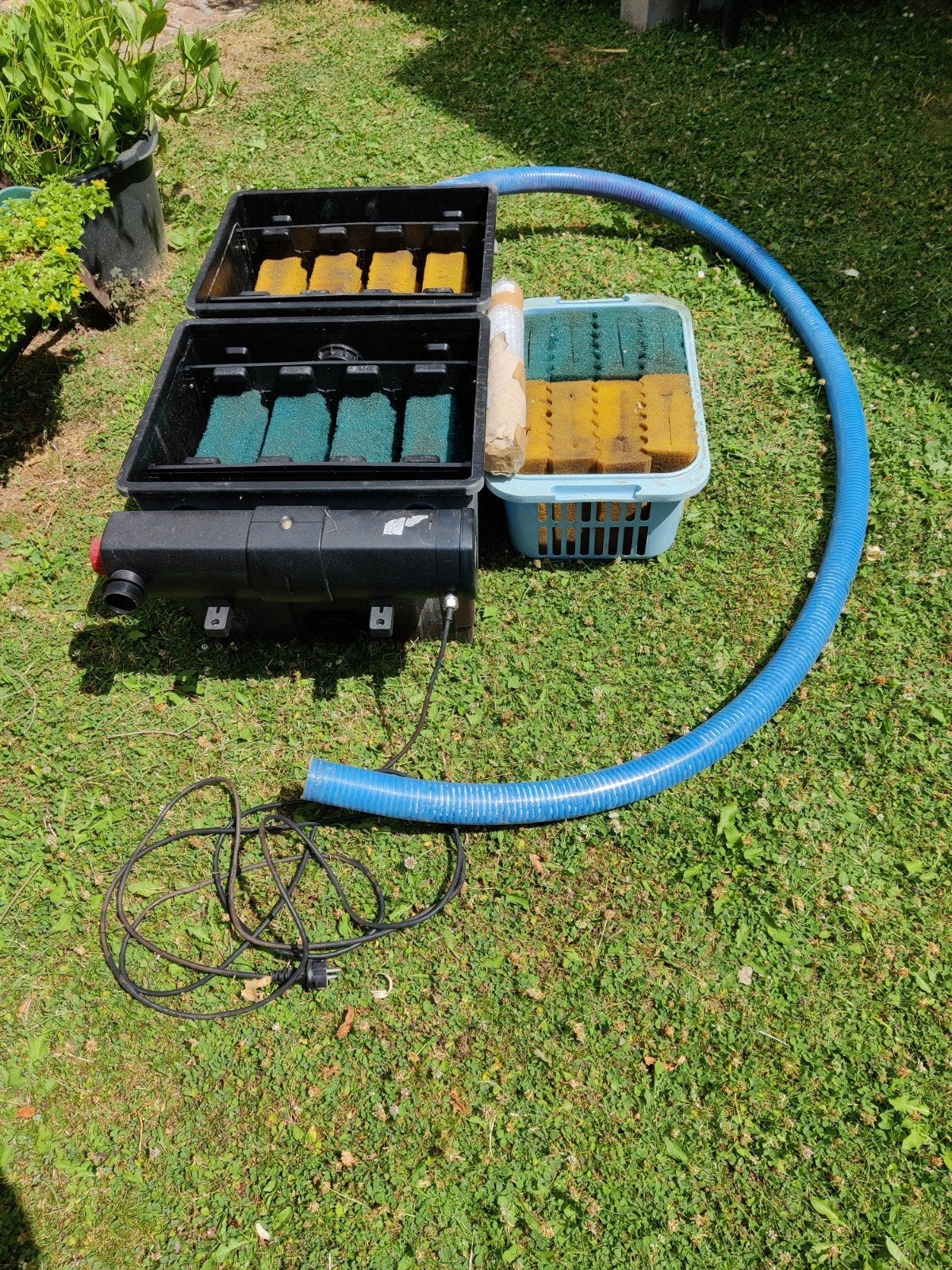 Filtration double avec filtre de rechange et seconde lampe U, Enlèvement