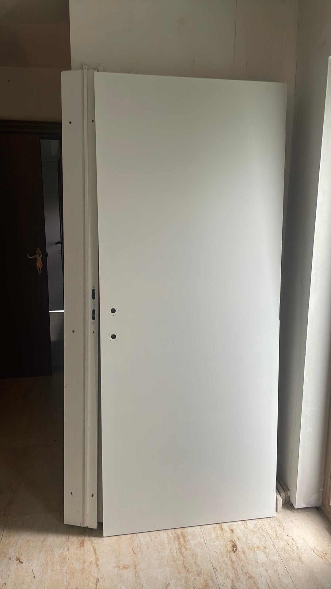 3 Verfdeuren (1 met omkasting), Doe-het-zelf en Bouw, Ophalen, Gebruikt